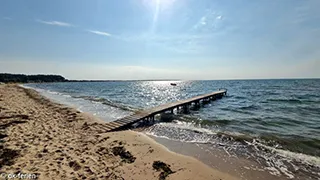 Strand in der Nähe von Kelstrup Skovhus